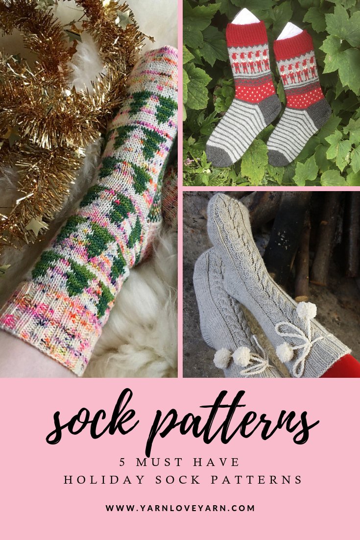 Festive Sock Pattern Roundup - Yarn Love