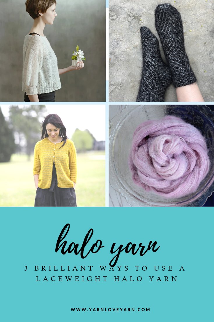 How to  Use Fluffy, Halo Style Yarn - Yarn Love