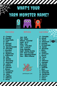 It's baaaaaaaaack! Yarn Monster name generator! - Yarn Love