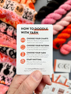 Autumn Doodle Deck: Knitting Chart & Stitch Dictionary cards - Yarn Love Knitting Pattern