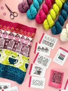 Baking Doodle Deck: Knitting Chart & Stitch Dictionary cards - Yarn Love Knitting Pattern