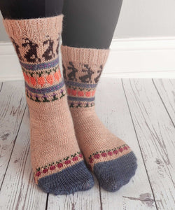 Beatrix Bunny Sock Pattern - Yarn Love Yarn