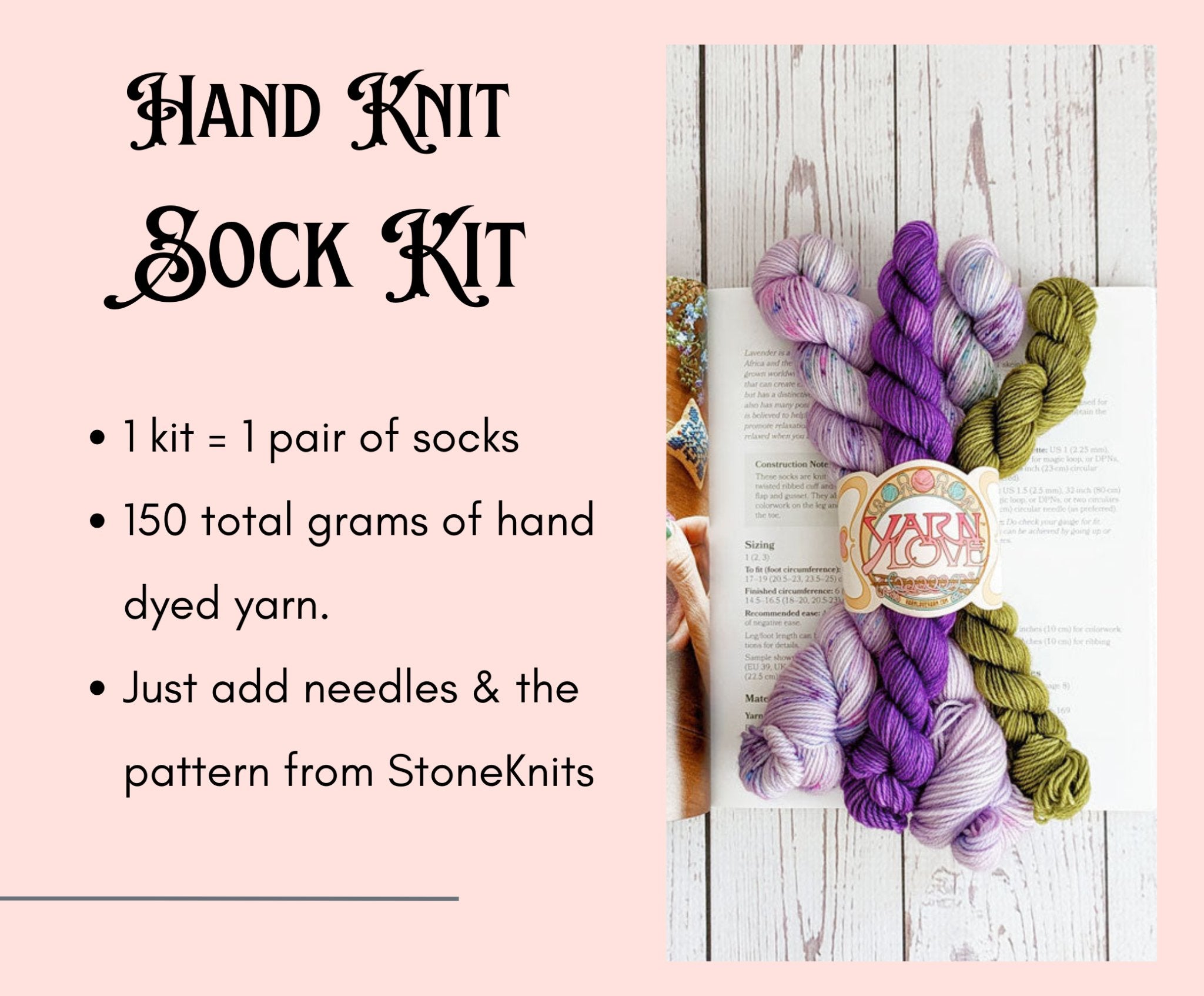 Blooming Lavender Sock Yarn Set - Yarn Love Sock Yarn