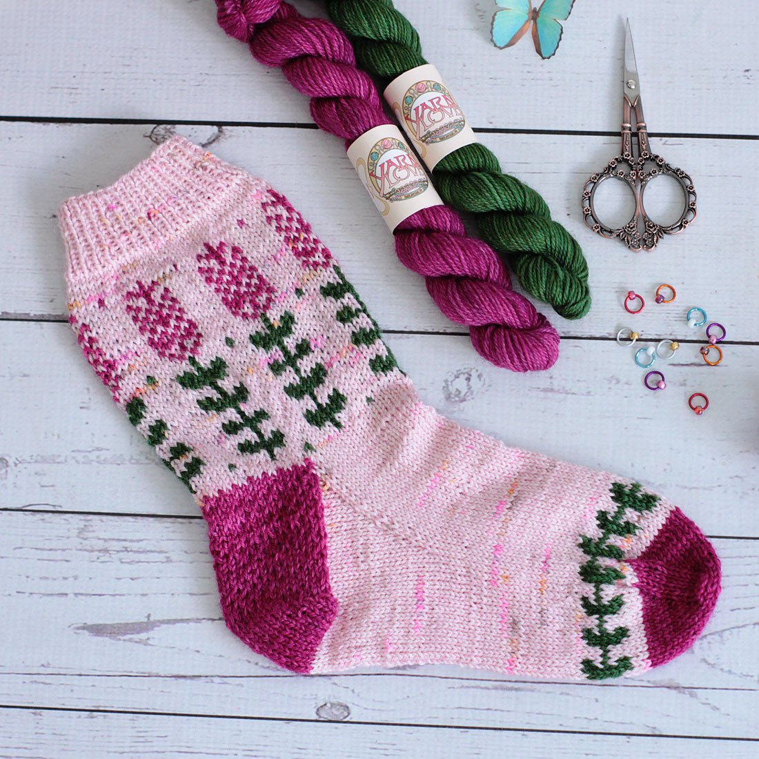 Blooming Lavender Sock Yarn Set - Yarn Love Sock Yarn