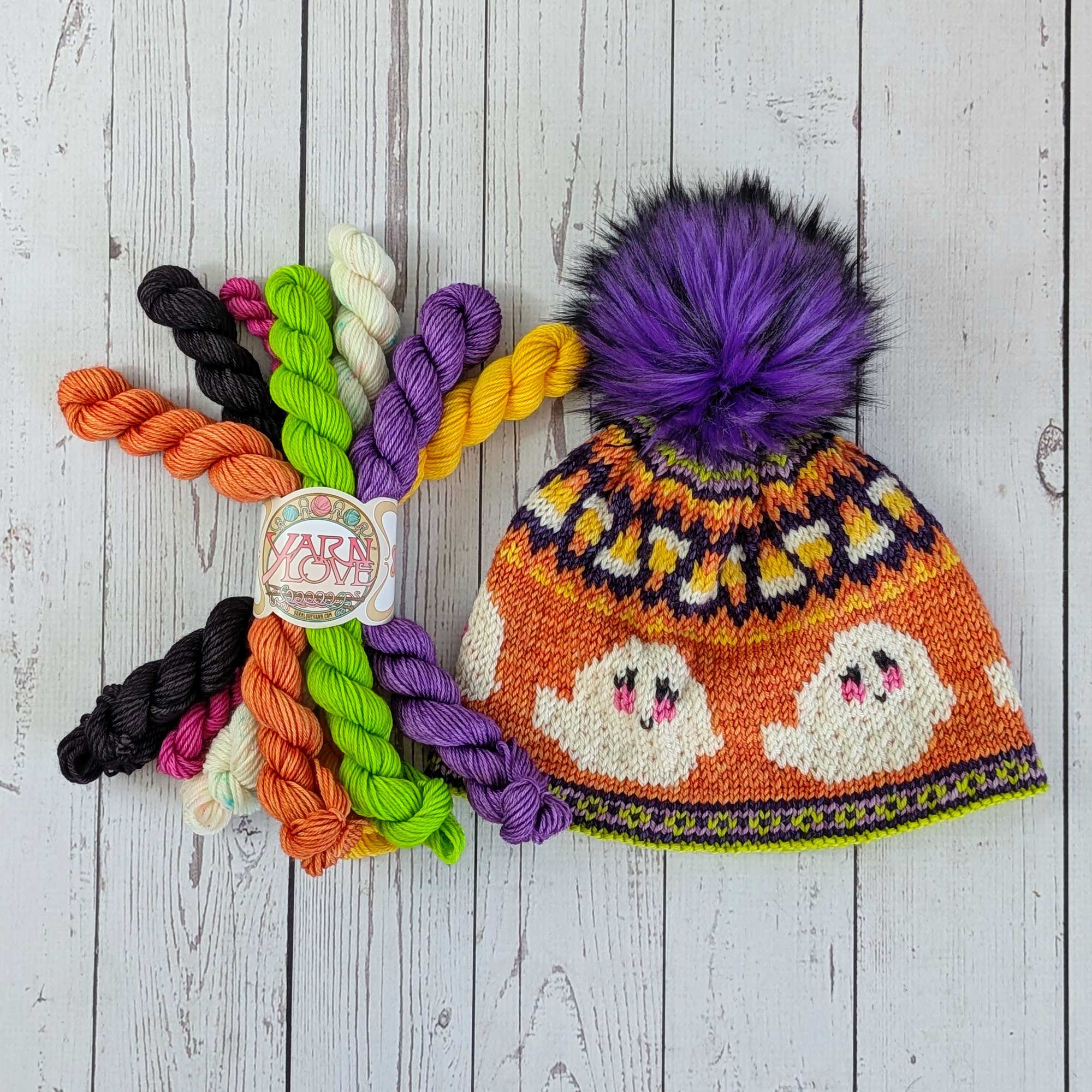 Boo - Yah Ghost Hat Kit - Yarn Love Yarn