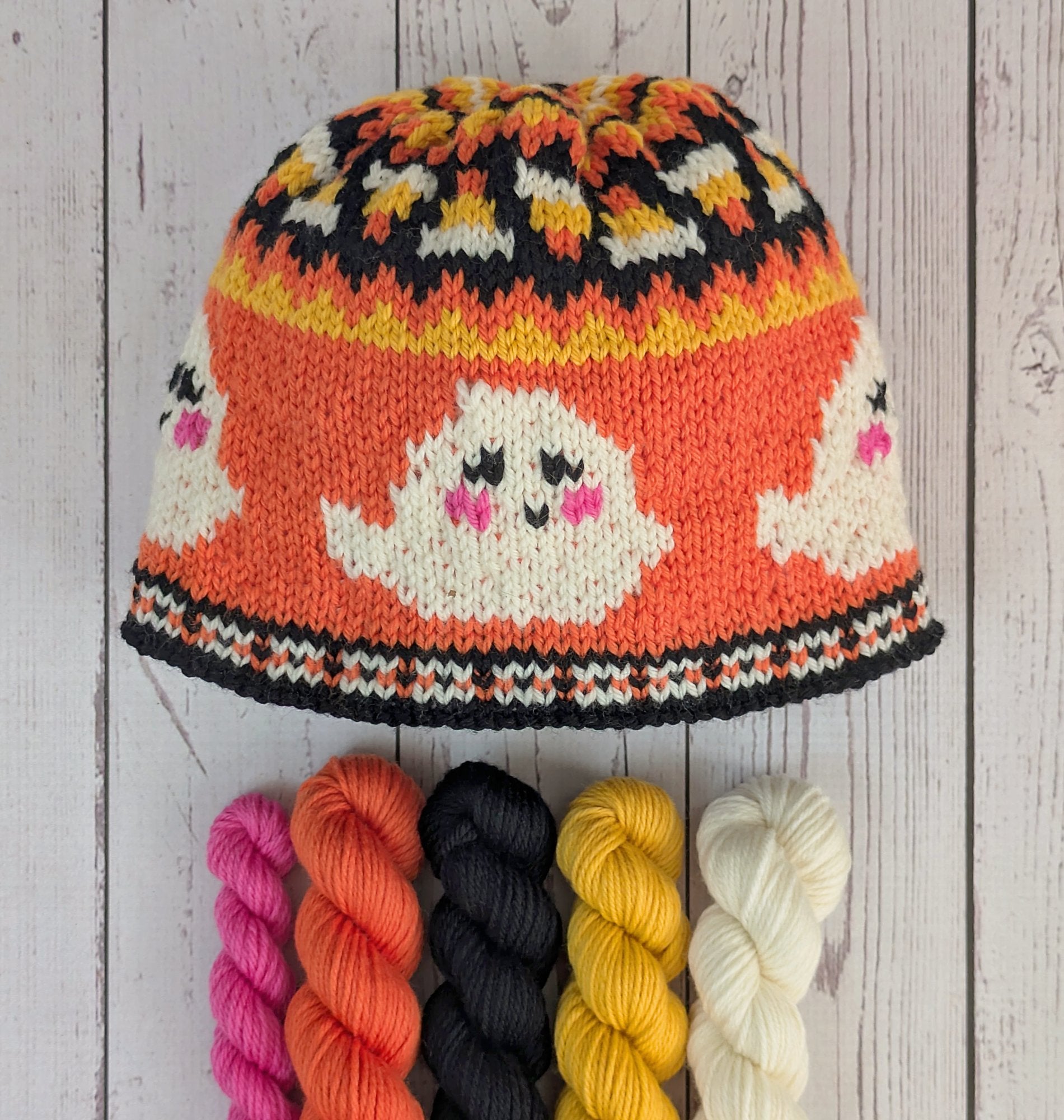 Boo - Yah Hat Kit + Knitting Pattern - Everyday Knits - Yarn Love Yarn