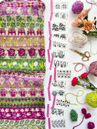 Botanical Doodle Deck: Knitting Chart & Stitch Dictionary Cards - Yarn Love Knitting Pattern