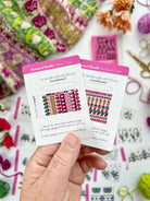 Botanical Doodle Deck: Knitting Chart & Stitch Dictionary Cards - Yarn Love Knitting Pattern