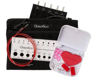 ChiaoGoo Interchangeable Sock Needle Set: 4" Mini - Yarn Love needle