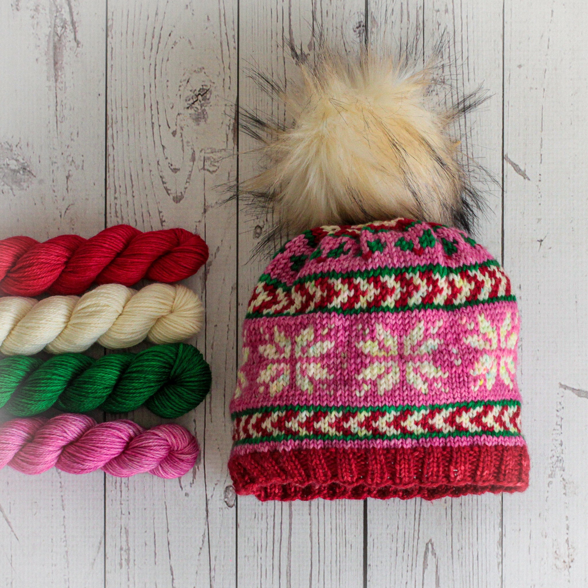 Christmas Cracker Hat Yarn Pack - Yarn Love Yarn