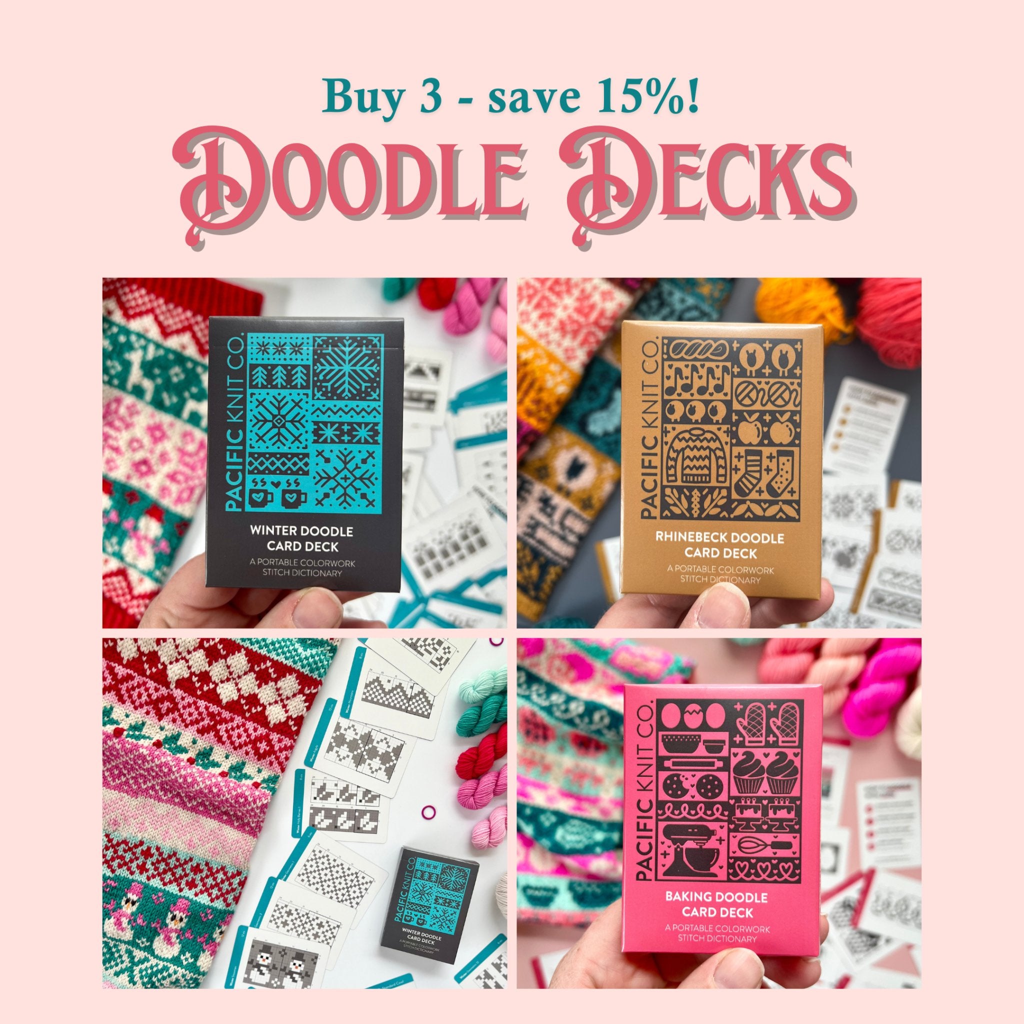 Festive Doodle Deck Bundle - Yarn Love Knitting Pattern