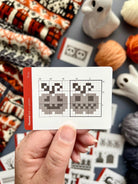 Haunted Doodle Deck: Knitting Chart & Stitch Dictionary cards - Yarn Love Knitting Pattern