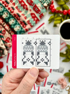 Holiday 3 Doodle Deck: Knitting Chart & Stitch Dictionary cards - Yarn Love Knitting Pattern