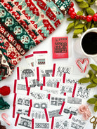 Holiday 3 Doodle Deck: Knitting Chart & Stitch Dictionary cards - Yarn Love Knitting Pattern