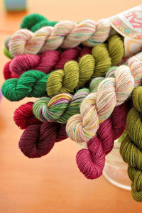 Holly Jolly Mini Skein Pack - Yarn Love Yarn