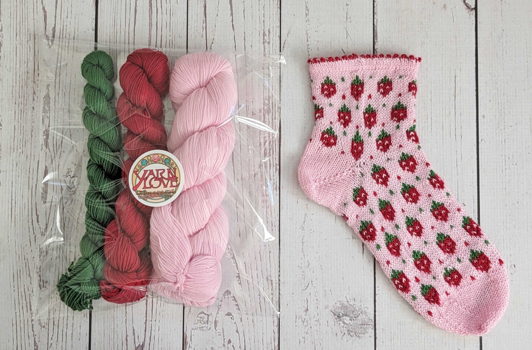 Itty Bitty Berry Socks - Everyday Knits - Yarn Love Yarn