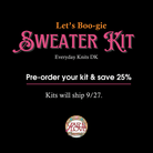 Let's Boo - gie Sweater Kit - Everyday Knits DK - Yarn Love Yarn