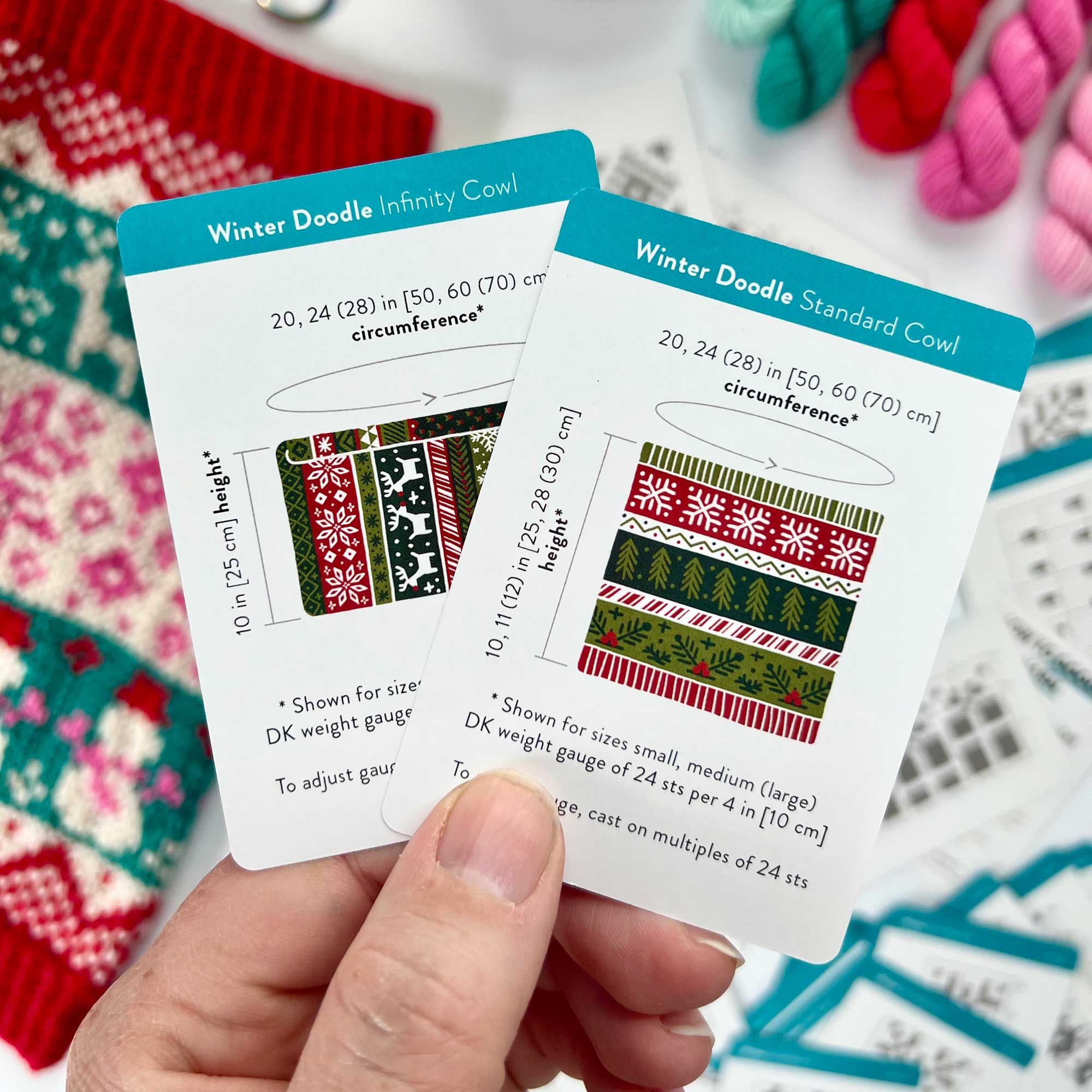 Merry Knit - Mas Stocking Yarn + Pattern + Doodle Deck - Yarn Love Yarn