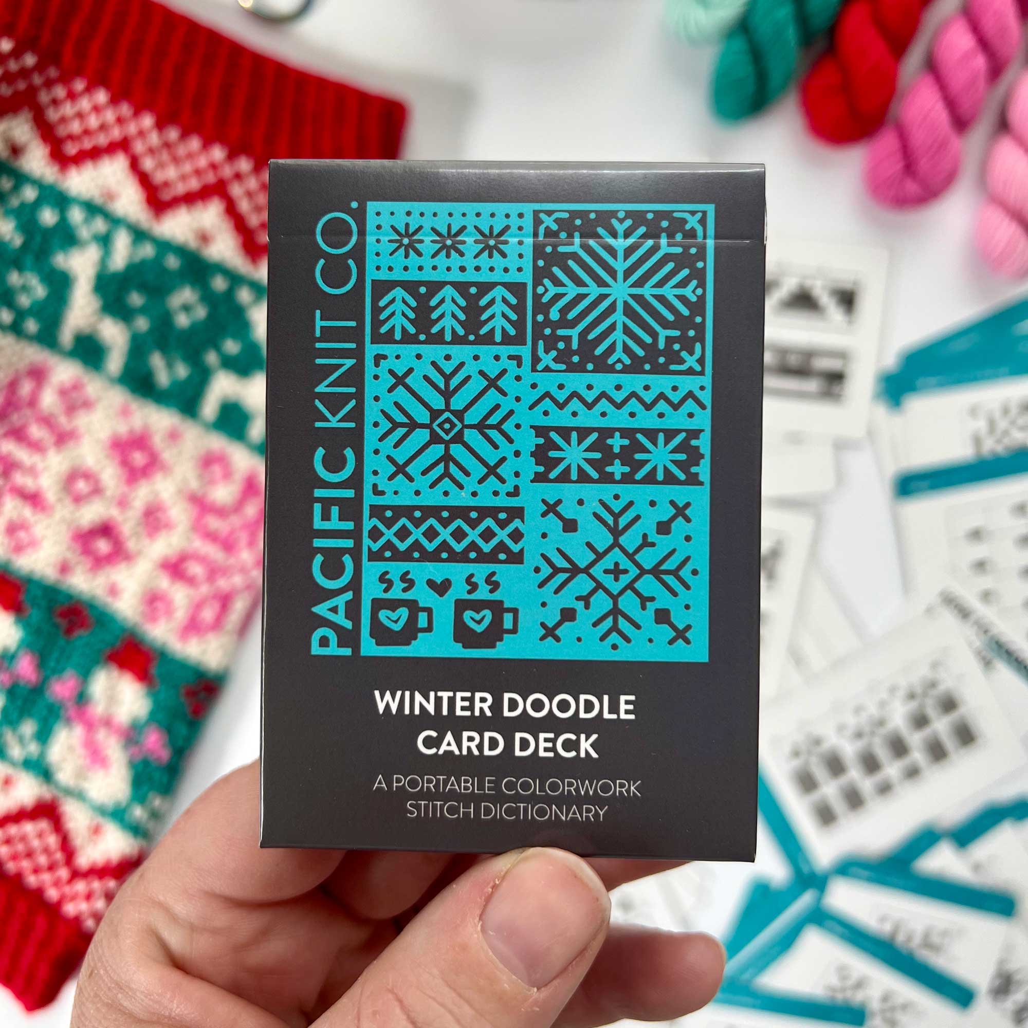 Merry Knit - Mas Stocking Yarn + Pattern + Doodle Deck - Yarn Love Yarn