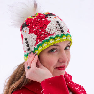 Mr. Frosty Snowman Hat Kit - Yarn Love Yarn