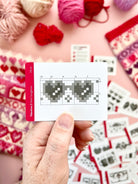 Valentine 2 Doodle Deck: Knitting Chart & Stitch Dictionary Cards - Yarn Love Knitting Pattern