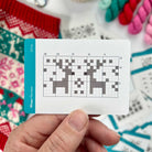 Winter Doodle Deck: Knitting Chart & Stitch Dictionary Card - Yarn Love Knitting Pattern