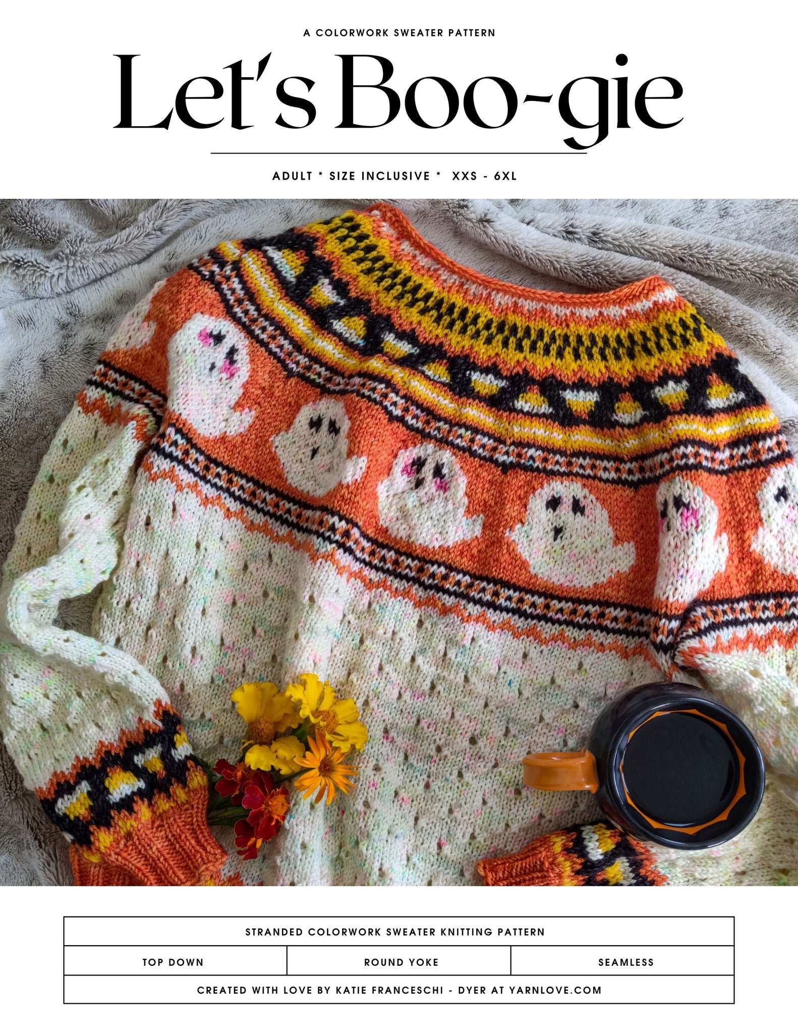 Women's Colourwork Round Yoke Sweater Free Knitting Pattern - Knitting Bee